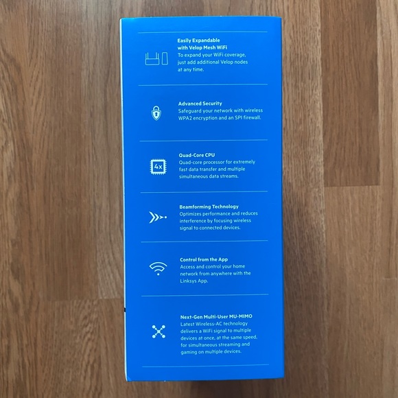 Linksys 2-Pack VELOP Dual-Band Routers AC1300 - Picture 3 of 5